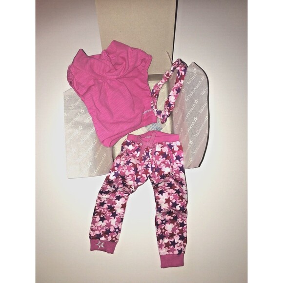 NIP American Girl Cute & and Comfy Lounge Outfit Set with Headband NEW! - Picture 3 of 3